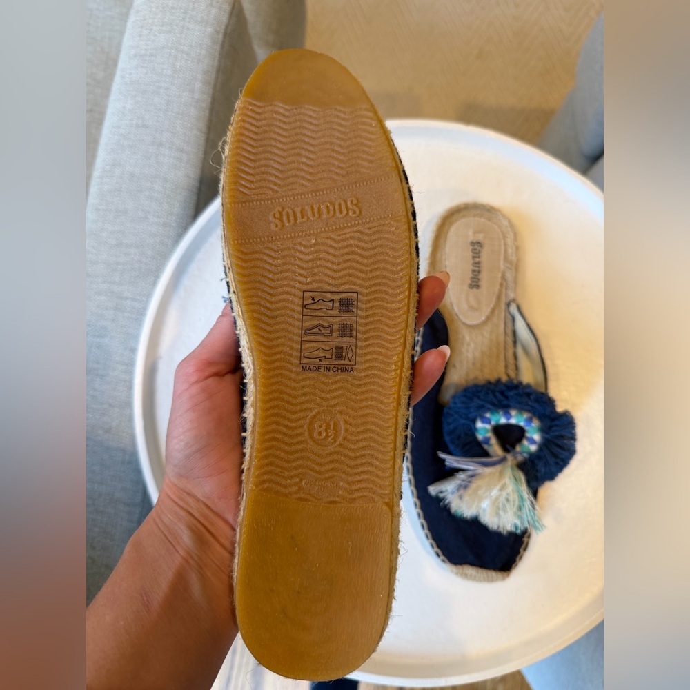 Soludos Kiki Tassel Espadrille Mule. Never worn, size 8.5 - Picture 3 of 4